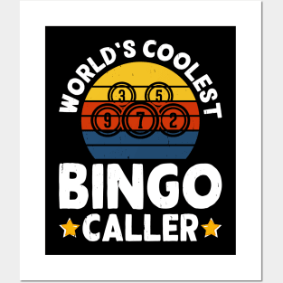 World's Coolest Bingo Caller T shirt For Women Posters and Art